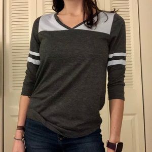 3/4 sleeve baseball tee